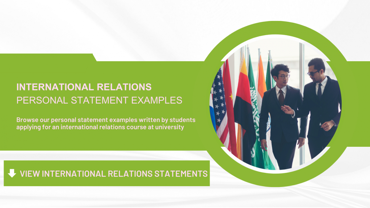 french and international relations personal statement